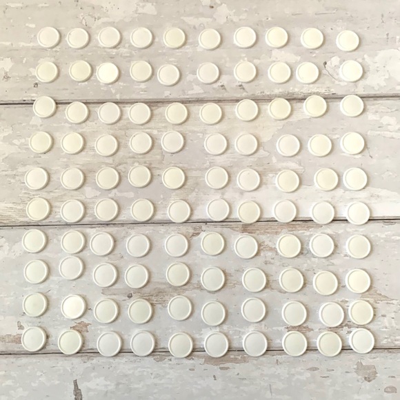 Learning Resources Counting Discs 100pc Set Educational Round Counters Set White